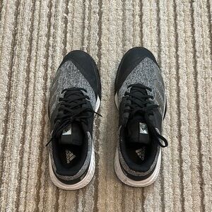 Adidas Black and White Athletic Shoes